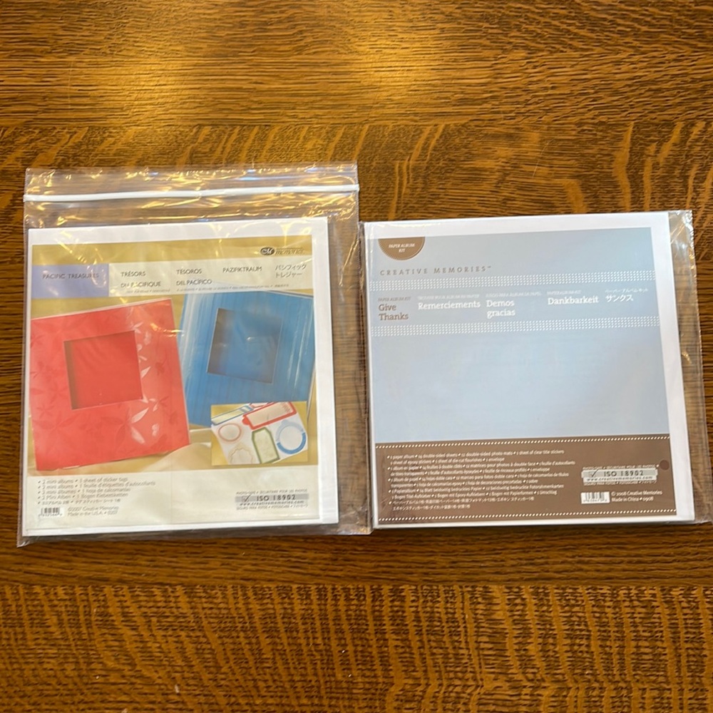Creative Memories Give Thanks paper album kit & Pacific Treasures 2 mini albums - Picture 1 of 5